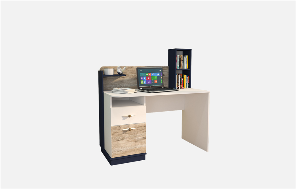 Stil Kompyuter Masası (Göy)