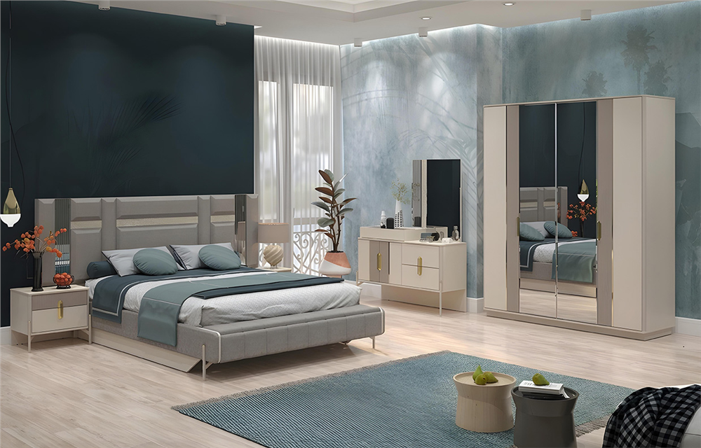 Verona Yataq Dəsti (4 Qapılı Dolab ilə)
