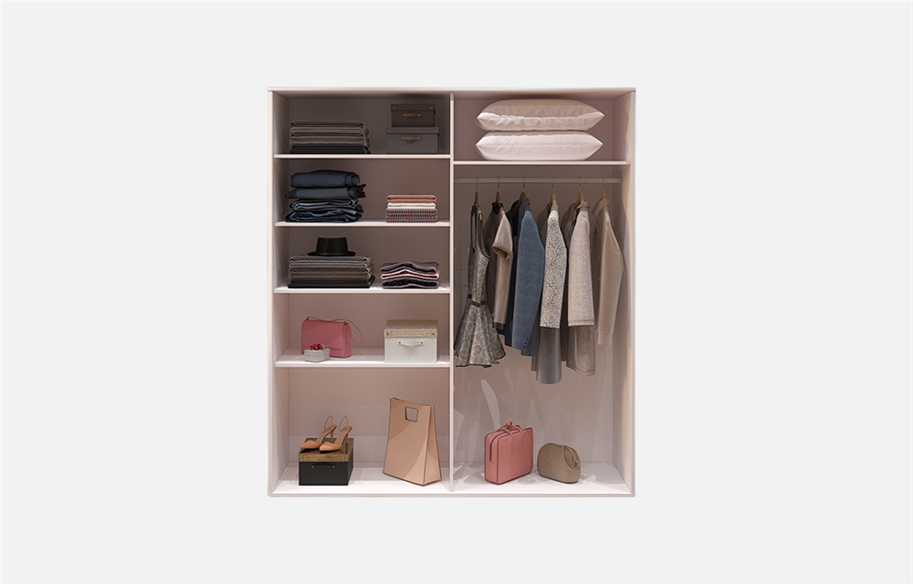 Afina 4-Door Wardrobe