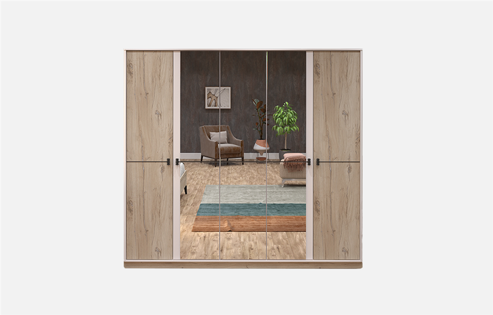 Afina 5-Door Wardrobe