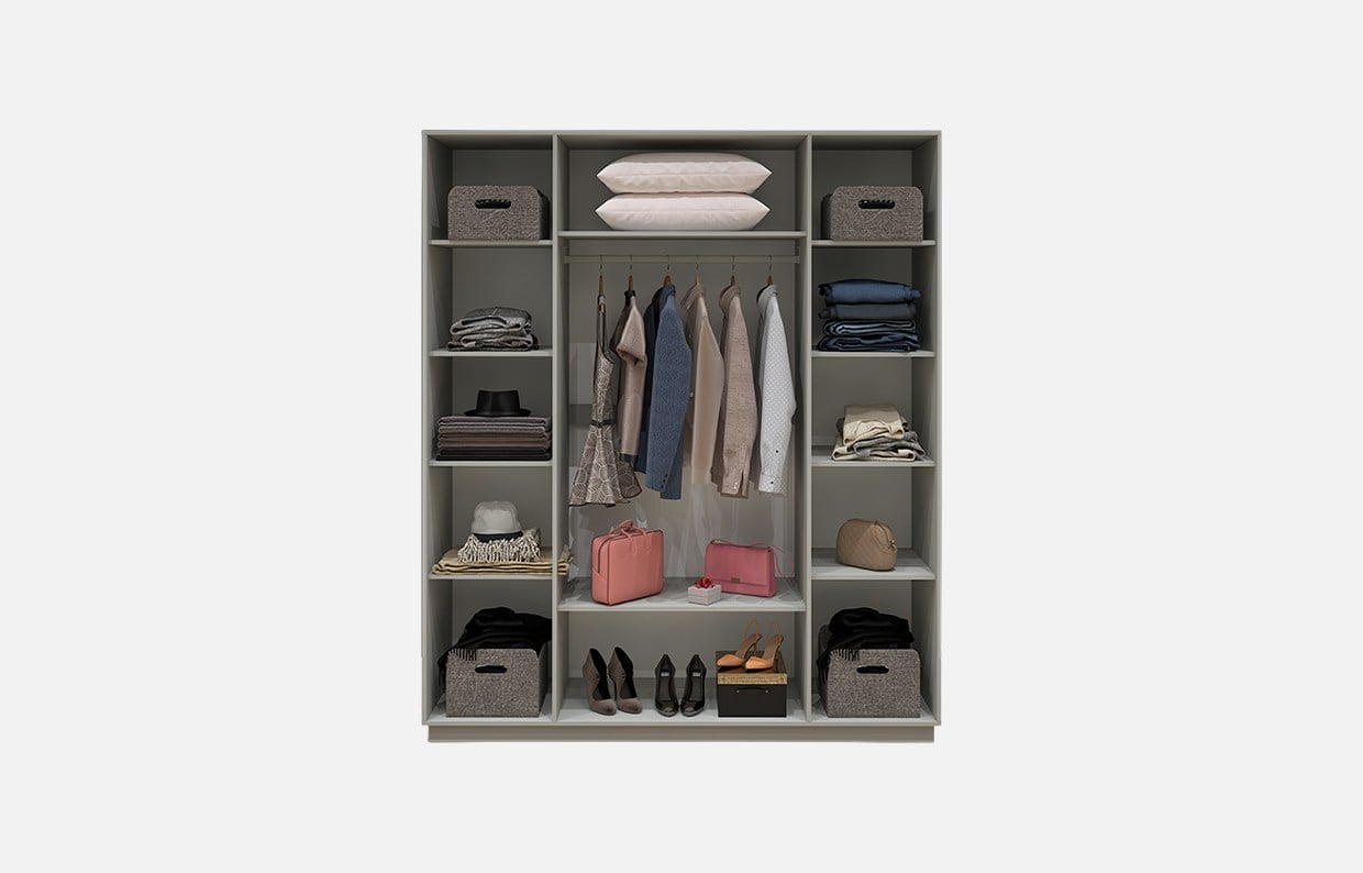 Elmas 4-Door Wardrobe