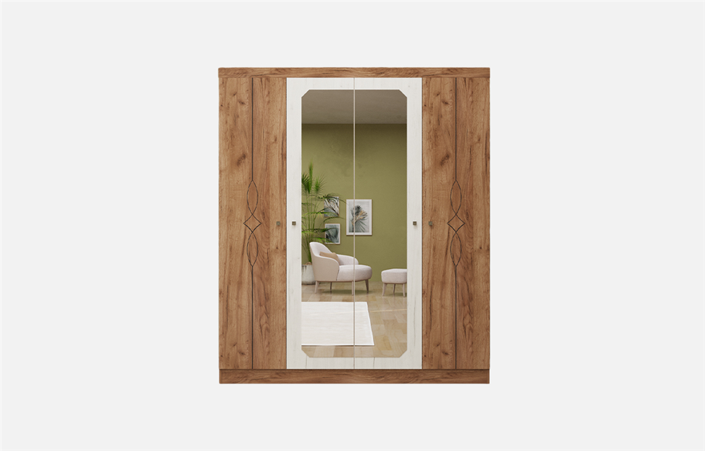 Firat 4-Door Wardrobe