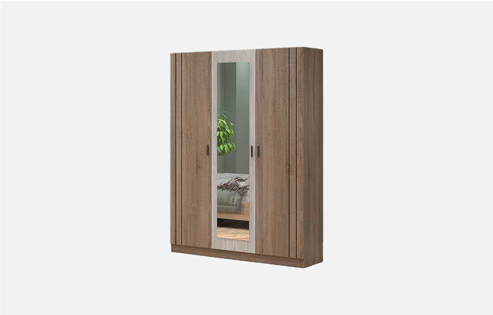 Komo 3-Door Wardrobe