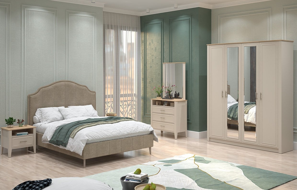 Livello 4-door wardrobe