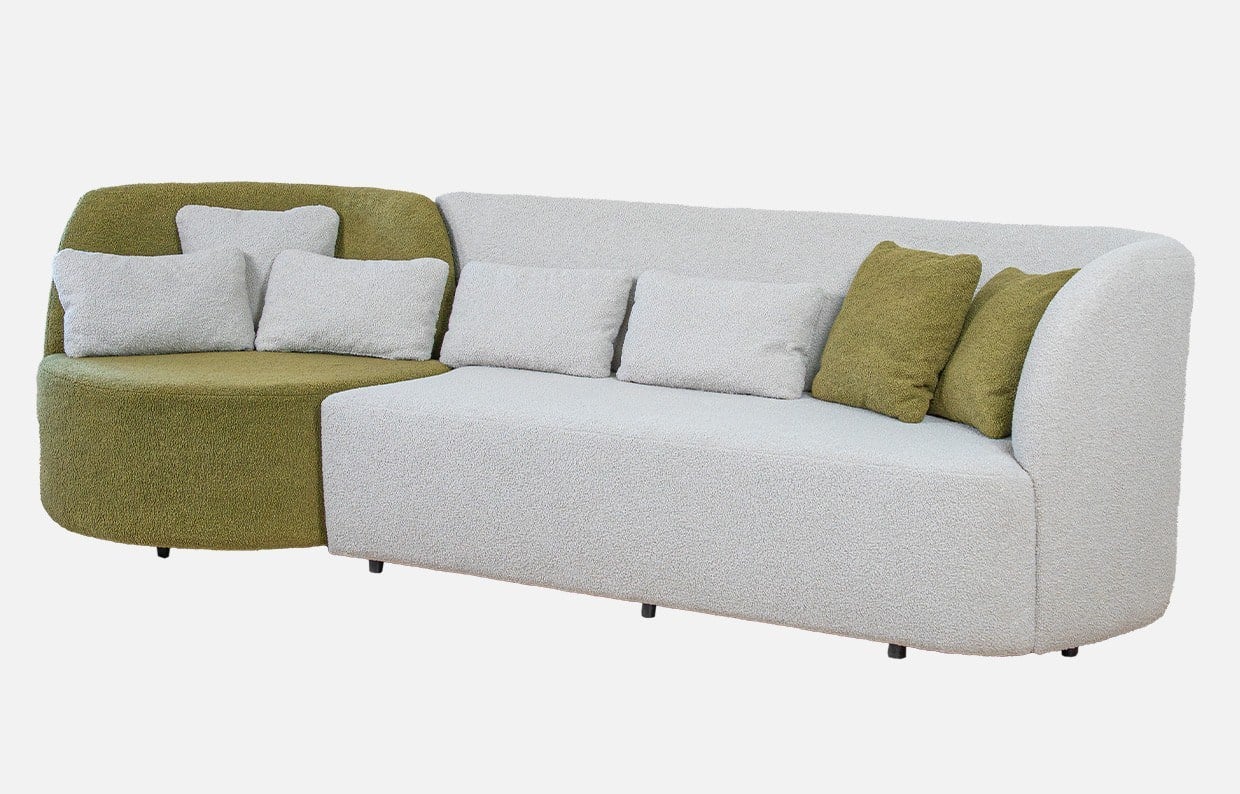 Luqano 3 Yerli Divan (Sol)