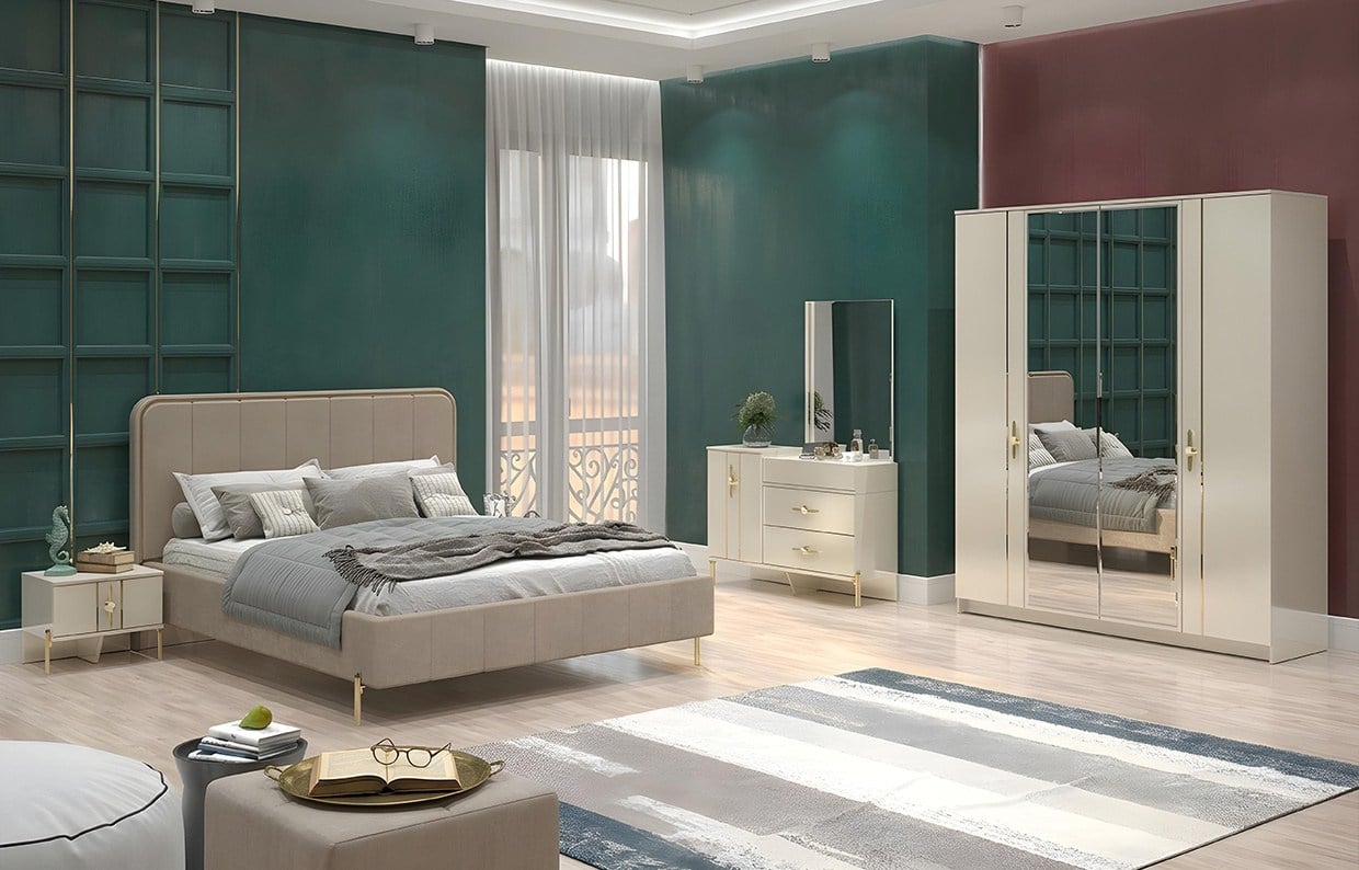 Muray 4-Door Wardrobe