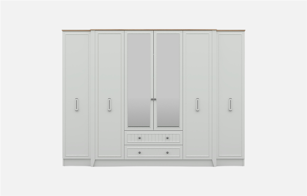 Reyn 6-Door Wardrobe