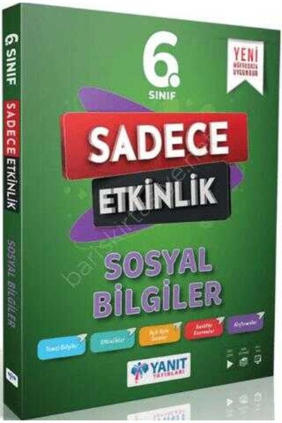 6. Sınıf Sosyal Bilgiler Sadece Etkinlik Kitabı