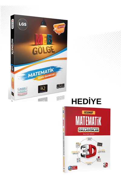 8. Sınıf Gölge Matematik Soru Bankası + Matematik Deneme Hediyeli (2 Kitap)