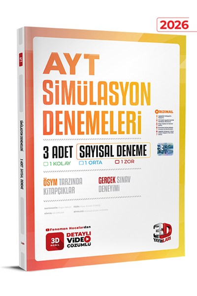 AYT Sayısal 3 lü Simülasyon Genel Deneme
