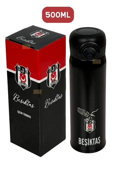 Beşiktaş Çelik Termos Kilitli Mug 500 ml
