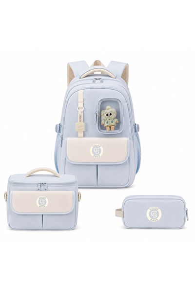Color Bags 3lü Set | Okul Seti  (Mavi)