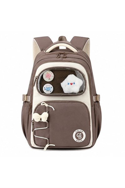 Color Bags B82 3lü Set Okul Çantası  (Kahverengi)