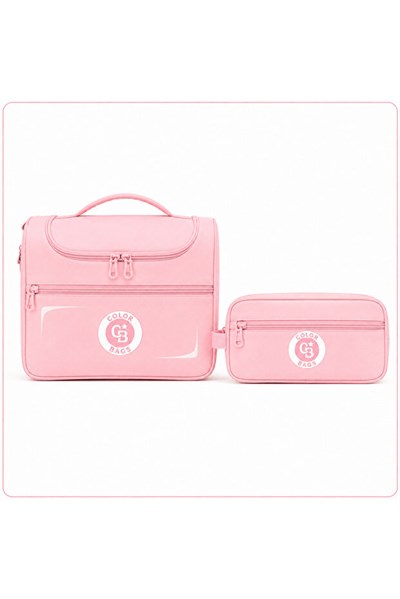Color Bags B82 3lü Set Okul Çantası  (Pembe)