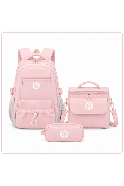 Color Bags B86 3lü Set Okul Çantası  (Pembe)