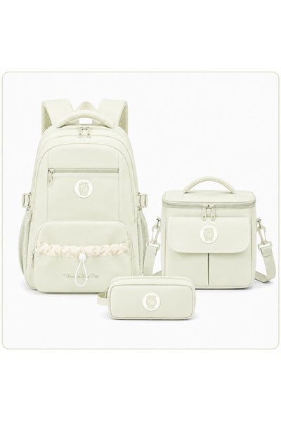 Color Bags B86 3lü Set Okul Çantası  (Yeşil)