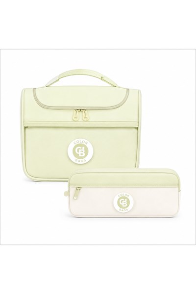 Color Bags B87 3lü Set Okul Çantası  (Yeşil)