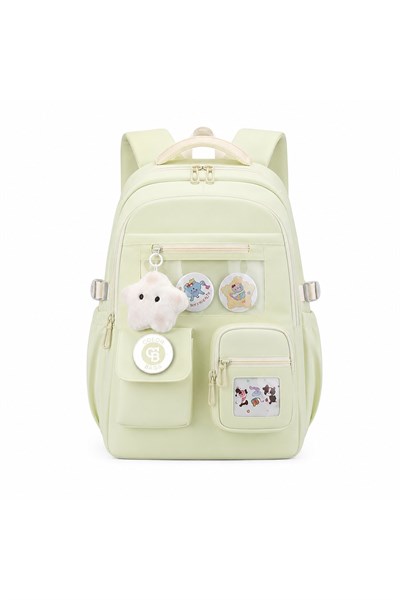 Color Bags B87 3lü Set Okul Çantası  (Yeşil)