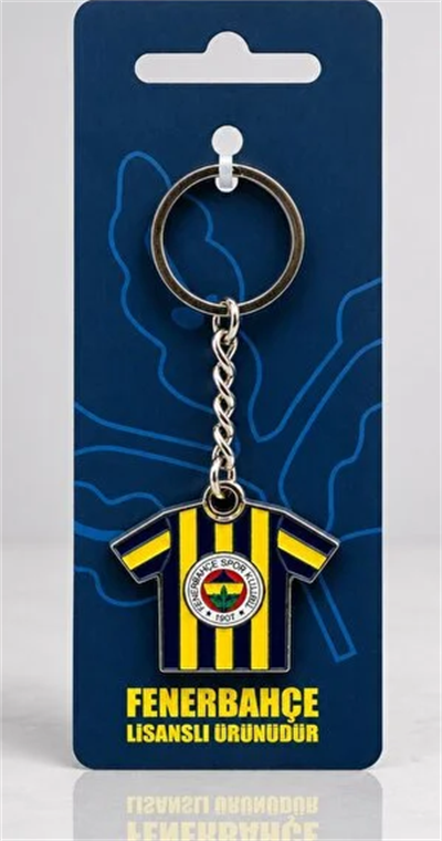 Fenerbahçe Çubuklu Forma Metal Anahtarlık
