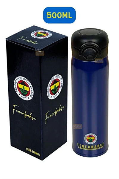 Fenerbahçe Kilitli Çelik Termos Mug 500 ml