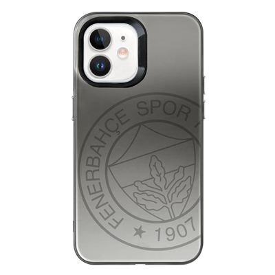 Fenerbahçe Premium Monochrome Büyük Logo iPhone 12 Telefon Kılıfı