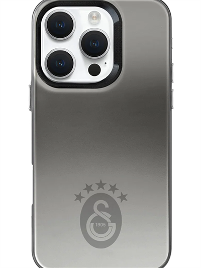 Galatasaray 5 Yıldız Tek Renk Arma Premium iPhone 16 Pro Max Telefon Kılıfı