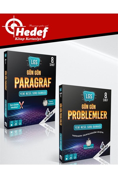Gün Gün LGS Paragraf + Problem Soru Bankası
