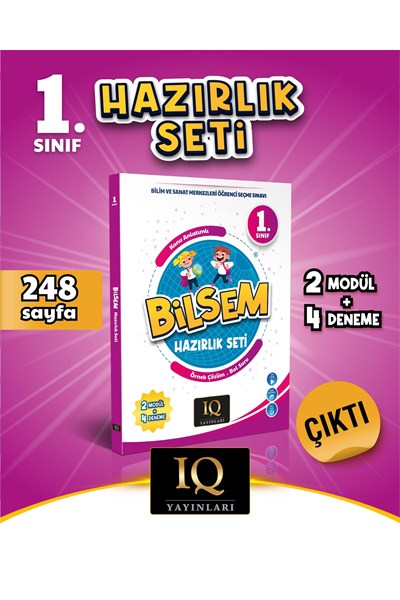 IQ Yayınları 1. Sınıf Bilsem Hazırlık Seti