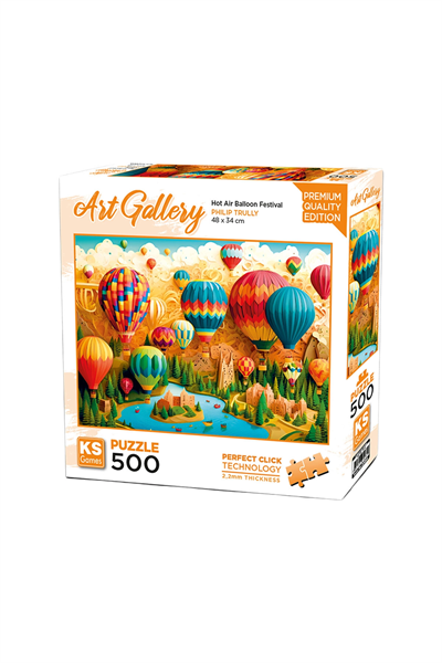 KS Games Hot Air Balloon Festival Adult Puzzle 500 Parça 34x48 cm