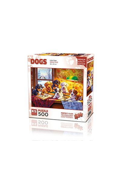 KS Games Little Paws Adult Puzzle 500 Parça 34x48 cm