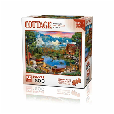 KS Games Mountain Lake Adult Puzzle 1500 Parça 85x60 cm