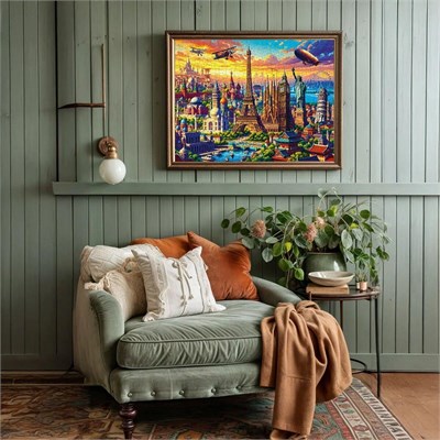 KS Games One World City Adult Puzzle 1000 Parça 48x68 cm