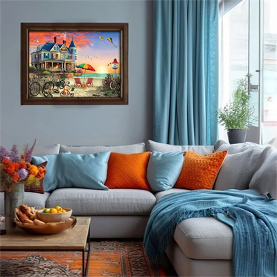 KS Games Summer House Adult Puzzle 1500 Parça 85x60 cm
