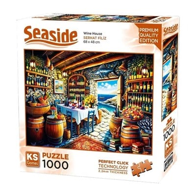 KS Games Vine House Adult Puzzle 1000 Parça 48x68 cm