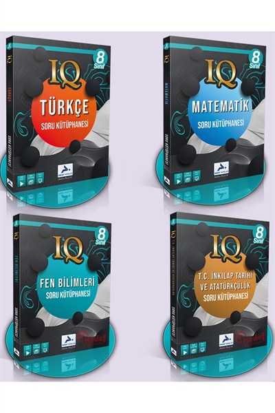 LGS IQ Türkçe, Matematik, Fen Bilimleri, T.C İnkılap Tarihi Soru Kütüphanesi