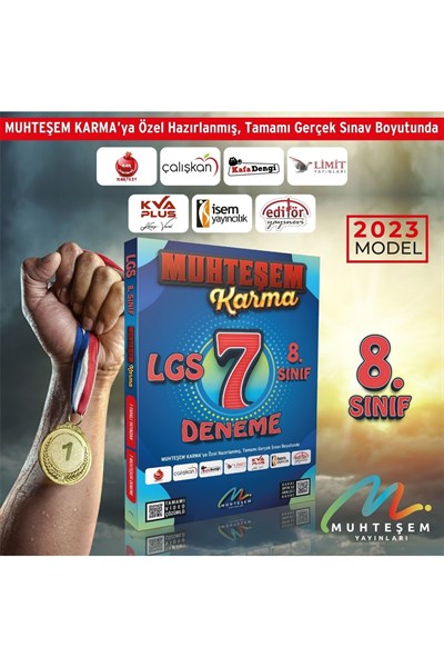 Muhteşem Karma 2024 Lgs 7li Karma Deneme Seti