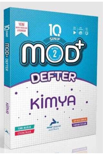 Paraf 10. Sınıf Mod Kimya Defter Yeni
