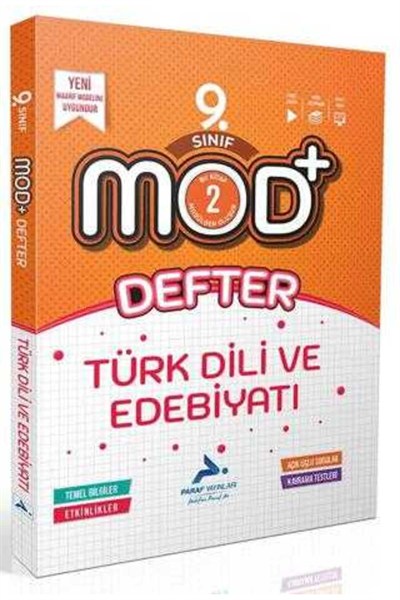 Paraf 9. Sınıf Mod Türk Dili ve Edebiyatı Defter