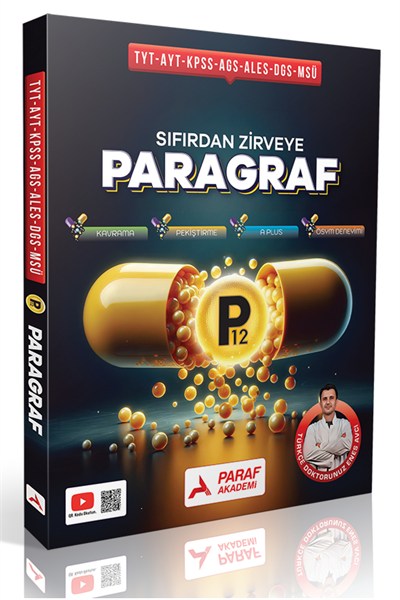 PARAF AKADEMİ TYT P12 PARAGRAF SORU BANKASI ENES AVCI TÜRKÇE DOKTORUNUZ