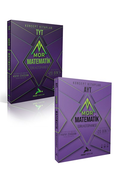 Paraf Yayınları Mor Tyt-Ayt Matematik Soru Kütüphanesi (2 Kitap)