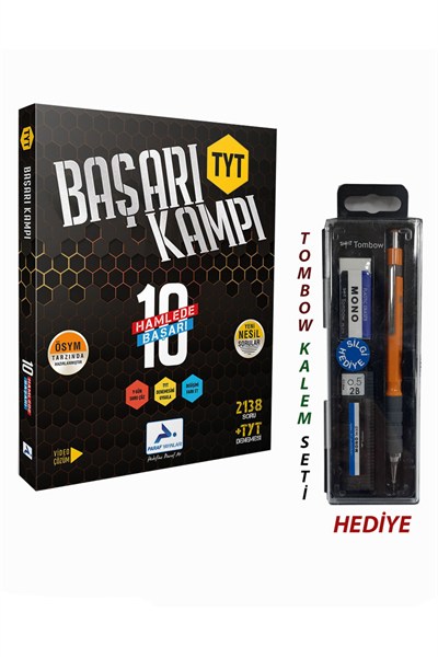 Paraf Yayınları TYT 10 Günde Başarı Kampı + Tombow Kalem Seti Hediye
