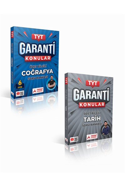 Paraf Yayınları Z Takımı Tyt Tarih & Coğrafya Garanti Konular
