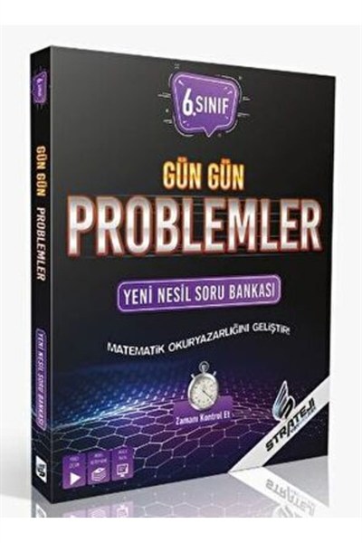 Strateji Yay. 6. Sınıf Gün Gün Proplemler Yeni Nesil Soru Bankası