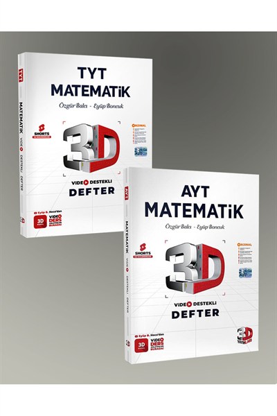 Tyt-Ayt Matematik Video Destekli Defter (2 Kitap)