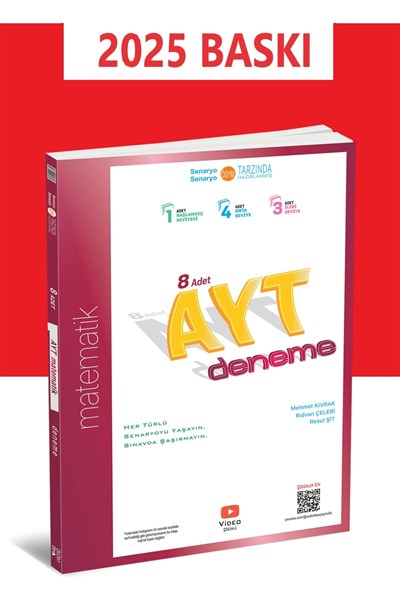 Üçdörtbeş Yayınları Ayt Matematik 8li Deneme 2025