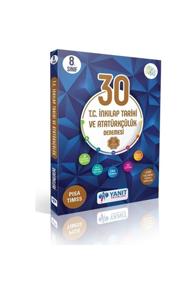 Yanıt 8. Sınıf Çözümlü 30 İnkılap Tarihi Branş Deneme / Kolektif / Yanıt Yayınları / 9786057587985