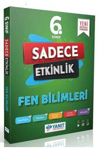 Yanıt Yayınları 6. Sınıf Fen Bilimleri Sadece Etkinlik