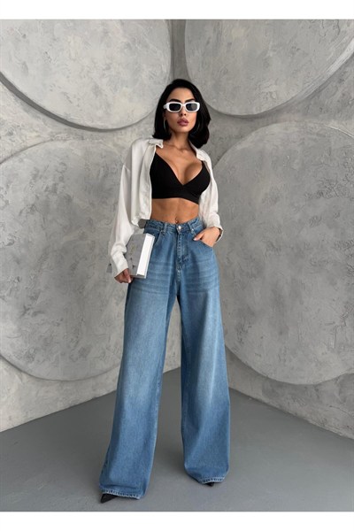 EXTRA BAGGY FRESH MAVİ DENIM PANTOLON