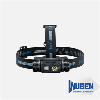 H1 1200 Lümen Şarj Edilebilir Outdoor Kafa Lambası – Kırmızı Işıklı & High CRI Yardımcı LED'li Kafa Feneri