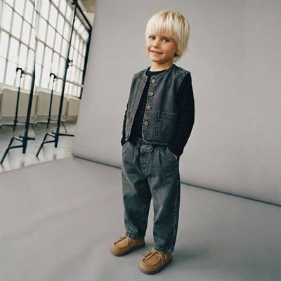Erkek Çocuk Denim Yelek Pantolon Bayramlık Takım